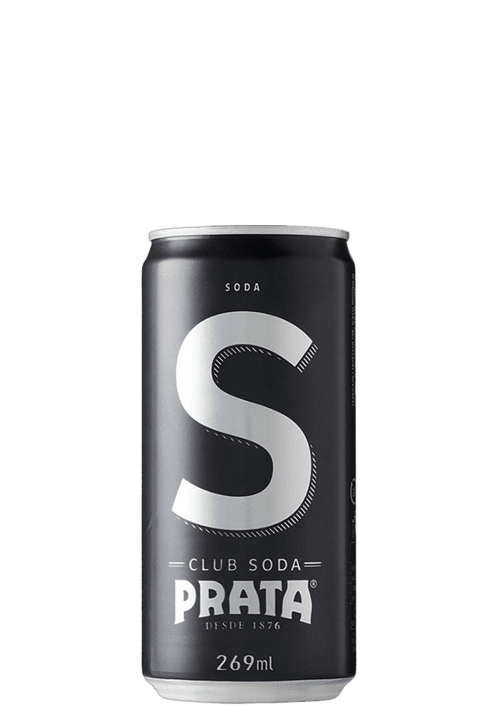 Refrigerante Prata Club Soda Mixer Lata 269ml - 6 unidades