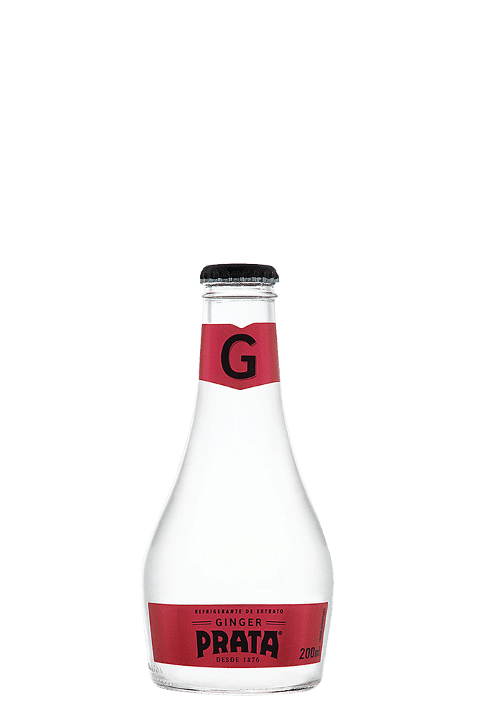 Refrigerante Prata Ginger Mixer Vidro 200ml - 6 unidades