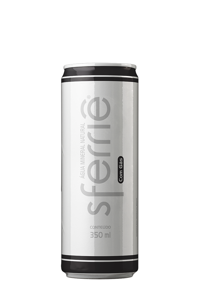 Água Mineral Sferriê Lata com gás 350ml  - 12 unidades