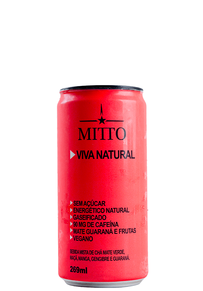 Mitto Matte Energy Tangerina & Gengibre Lata 269ml - 6 unidades