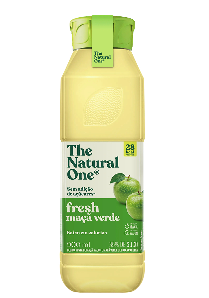 Suco Natural One Fresh Maçã Verde Pet 900ml - 6 unidades