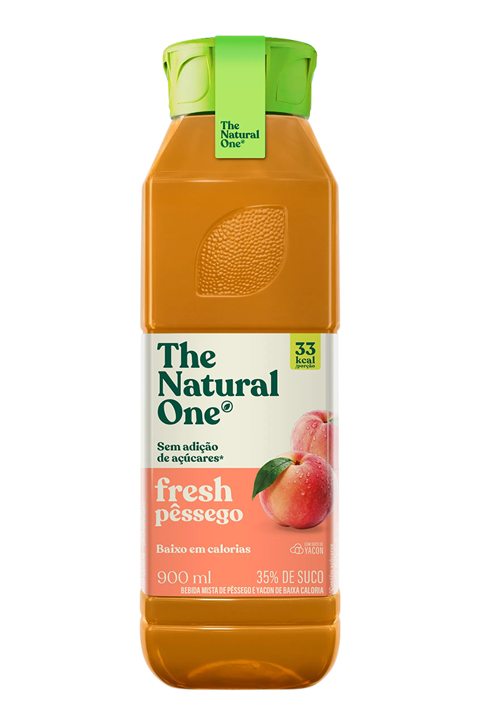 Suco Natural One Fresh Pêssego Pet 900ml - 6 unidades