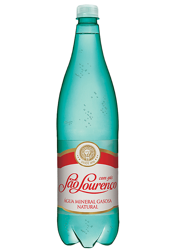 Água Mineral Natural São Lourenço Pet Com Gás 1,26L - 6 unidades