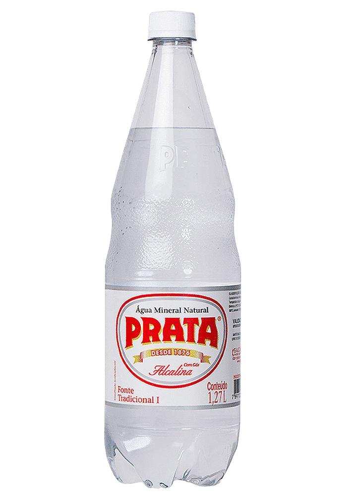 Água Mineral Prata Pet Com Gás 1,27L - 6 unidades