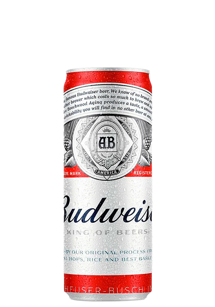 Cerveja Budweiser Lata 350ml  - 12 unidades