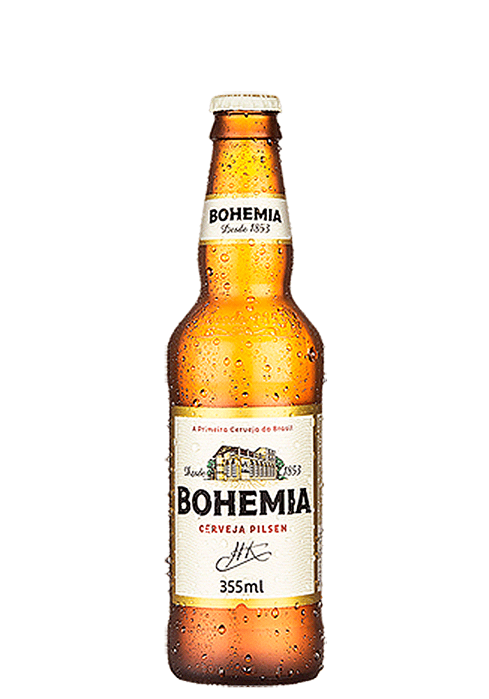 Cerveja Bohemia Long Neck 355ml - 24 unidades