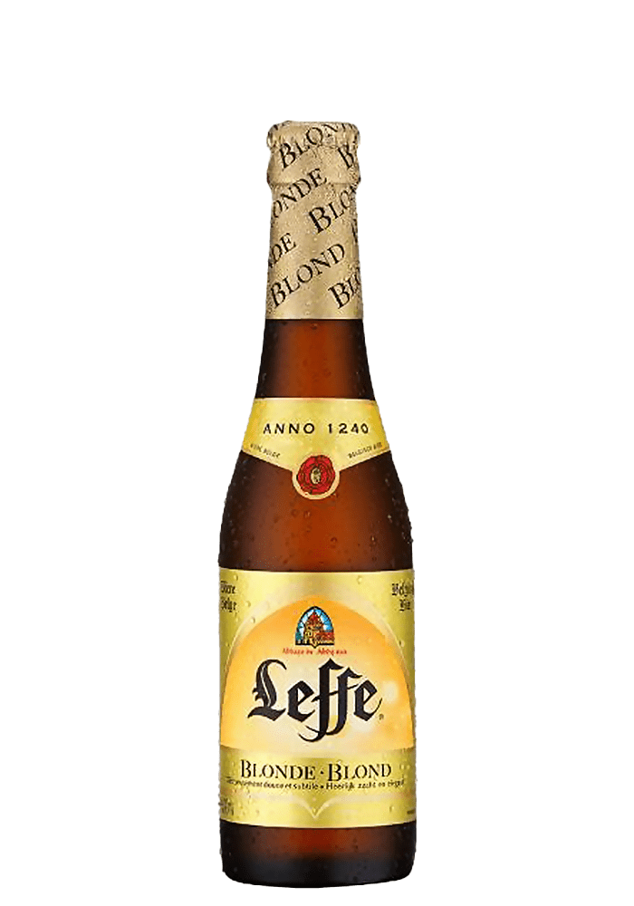 Cerveja Leffe Blonde One Way 330ml - 24 unidades