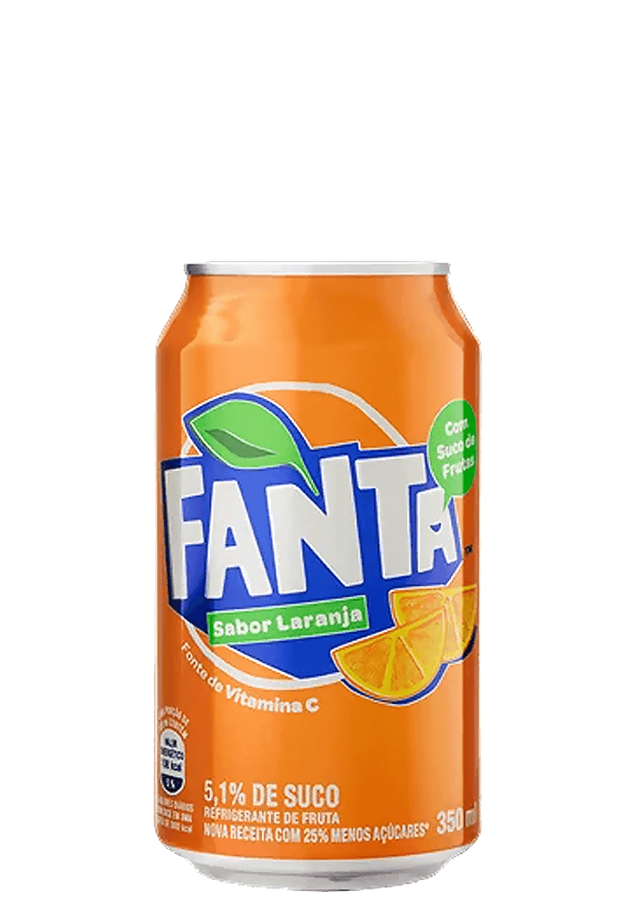 Refrigerante Fanta Laranja Lata 350ml  - 12 unidades