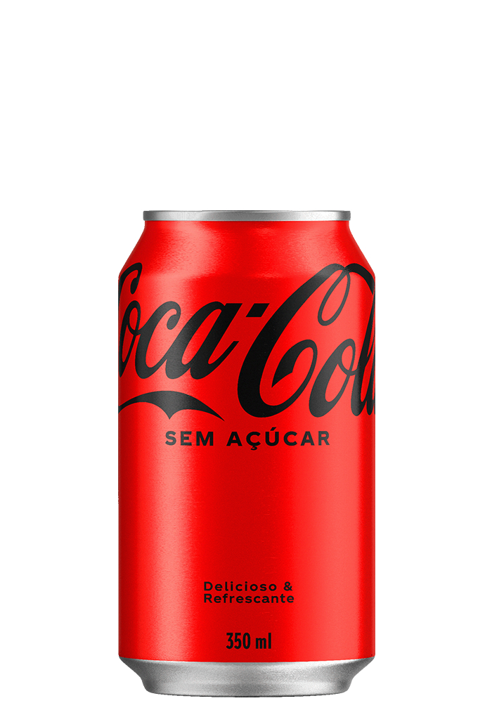 Refrigerante Coca-Cola Zero Lata 350ml - 12 unidades