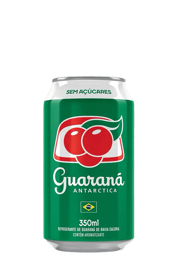 Refrigerante Guaraná Antarctica Zero Lata 350ml - 12 unidades
