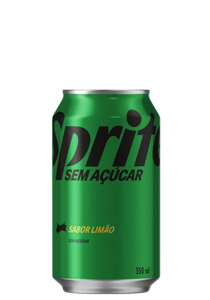 Refrigerante Sprite Sem Açúcar Lata 350ml - 6 unidades
