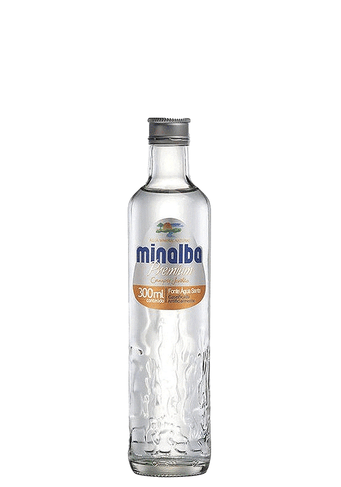 Água Mineral Minalba One Way com gás 300ml - 12 unidades