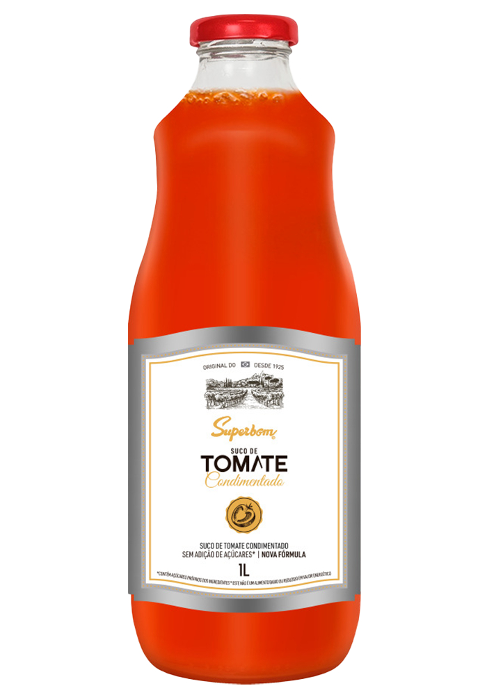 Suco de Tomate Superbom 1L - 6 unidades