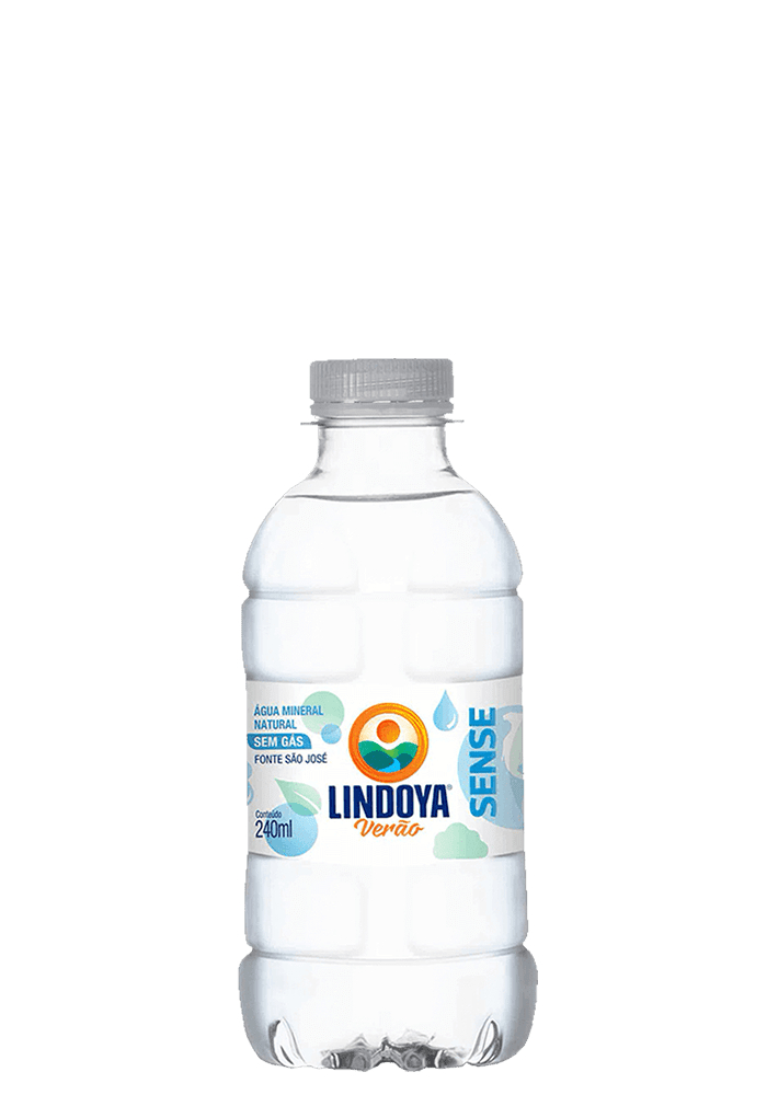 Água Mineral Lindoya Verão Sense Pet Sem Gás 240ml - 12 unidades