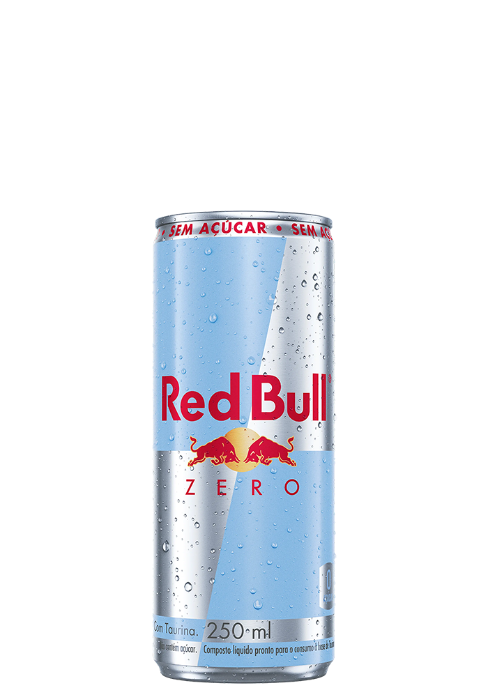 Energético Red Bull Zero 250ml - Pirâmides Distribuidora de Águas